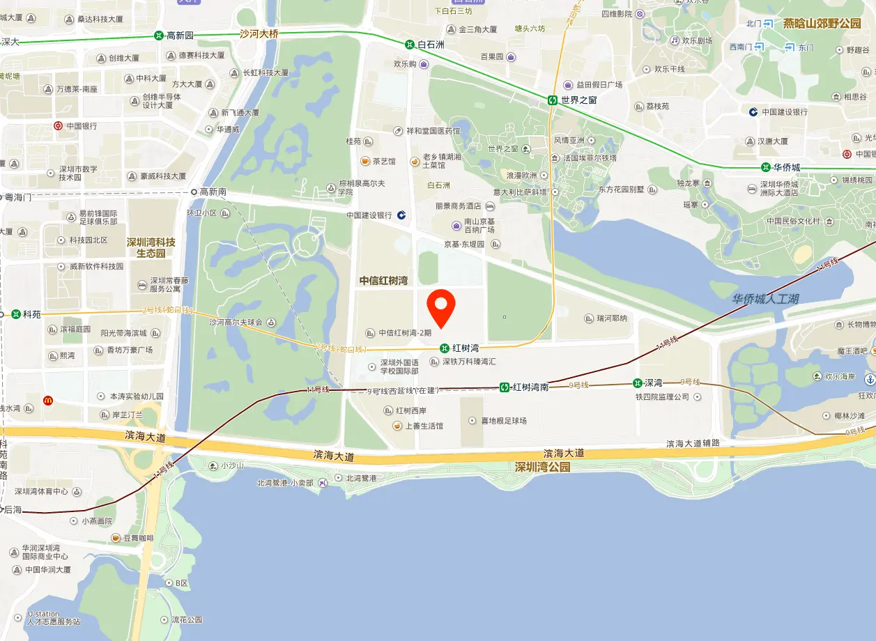 深圳湾超级总部基地地图位置